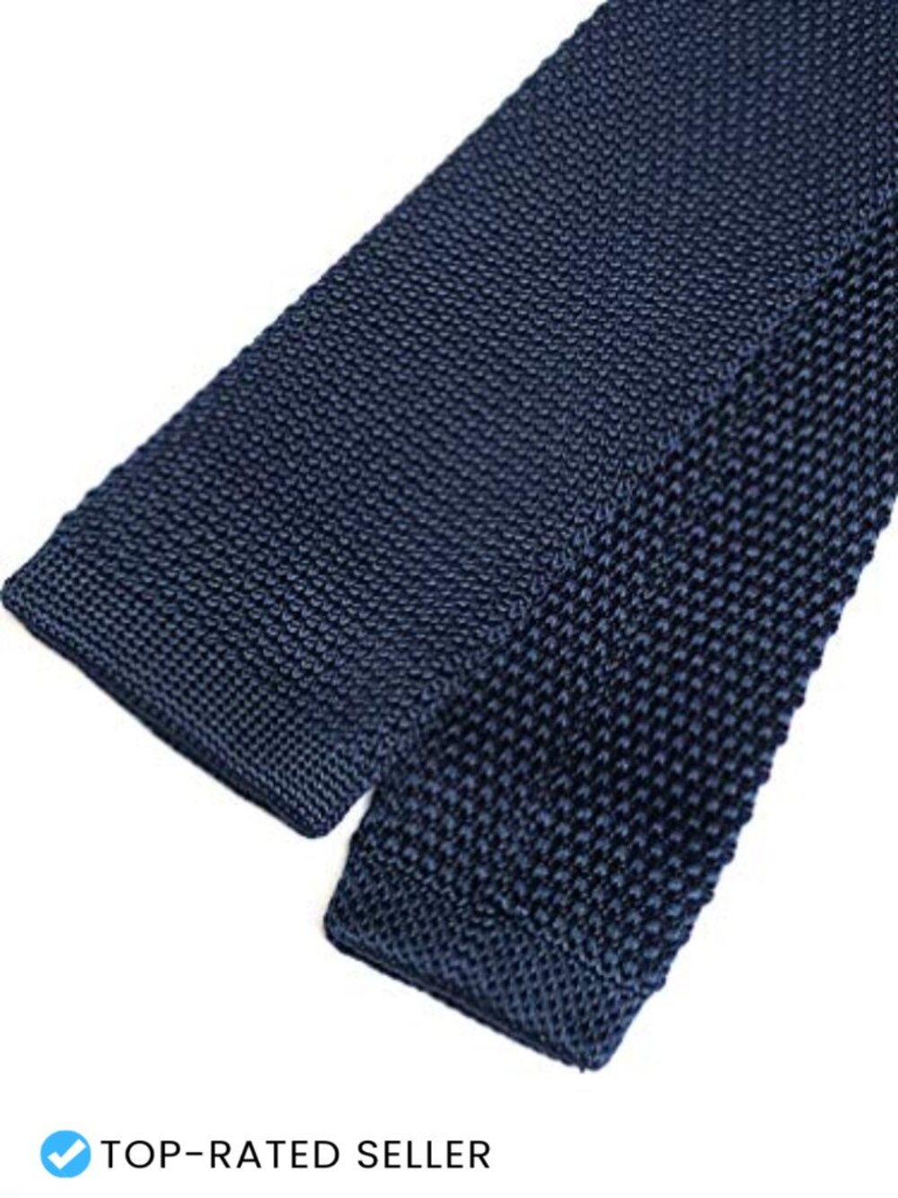 Vintage Skinny Knit Tie Striped Pattern Business Casual Mens Neckwear - Picture 3 of 5